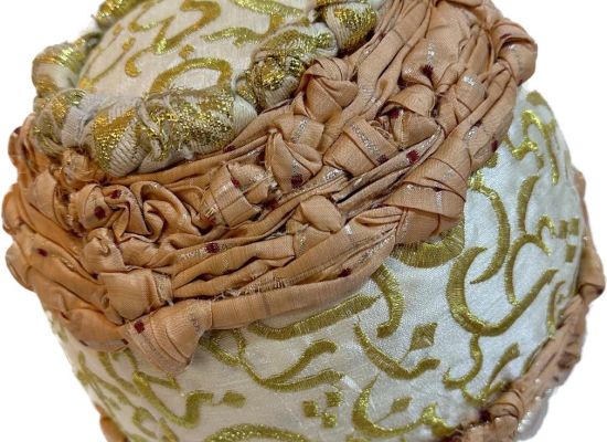 Prayer of Day Five:  Work Size: 70 cm Medium: Embroidery on fabric